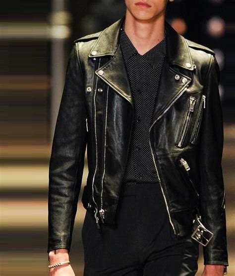 ysl jacket leather|ysl leather jacket dupe.